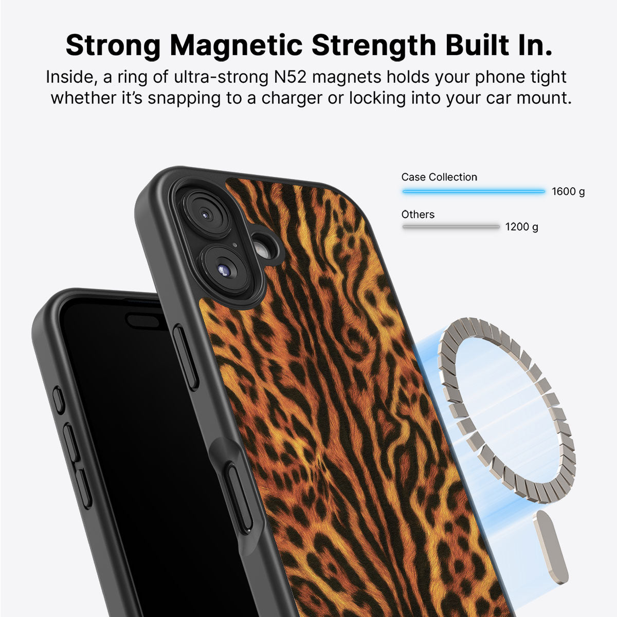 Leopard Trail - iPhone 16 Case  #case type_core (magsafe)