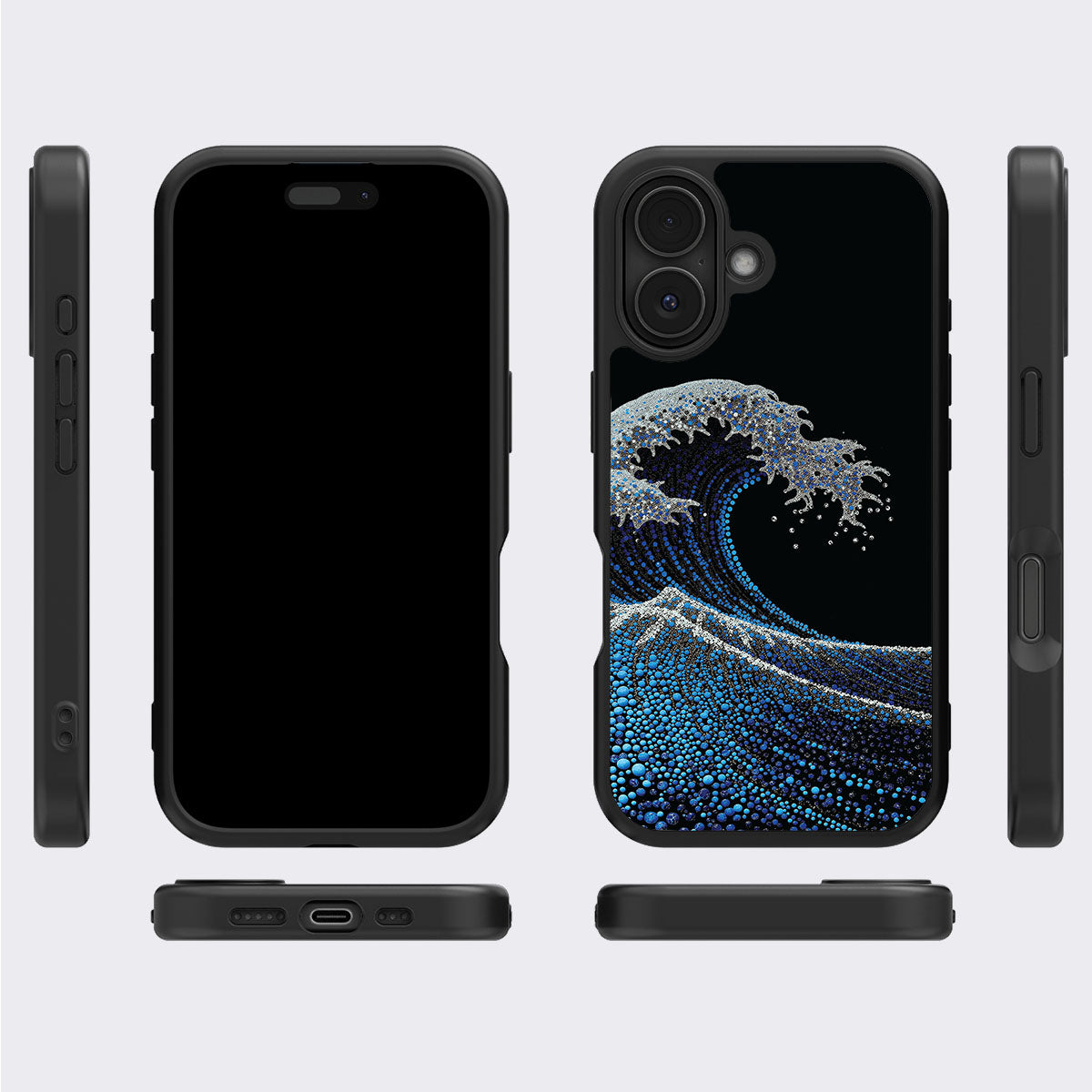 iPhone 16 Case with MagSafe – Midnight Tide