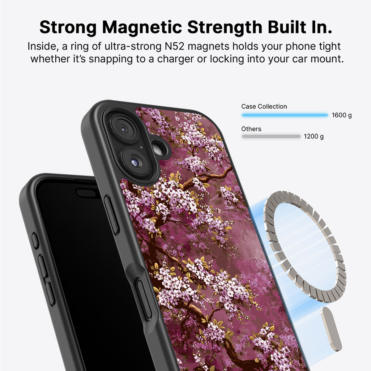 Rose Whisper - iPhone 16 Case #case type_core (magsafe)