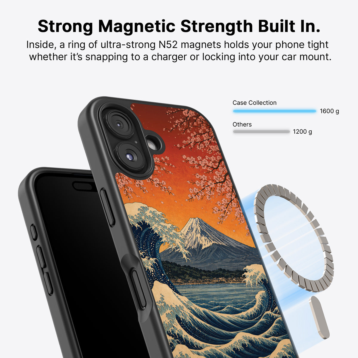 iPhone 16 MagSafe case – Sakura Coast design
