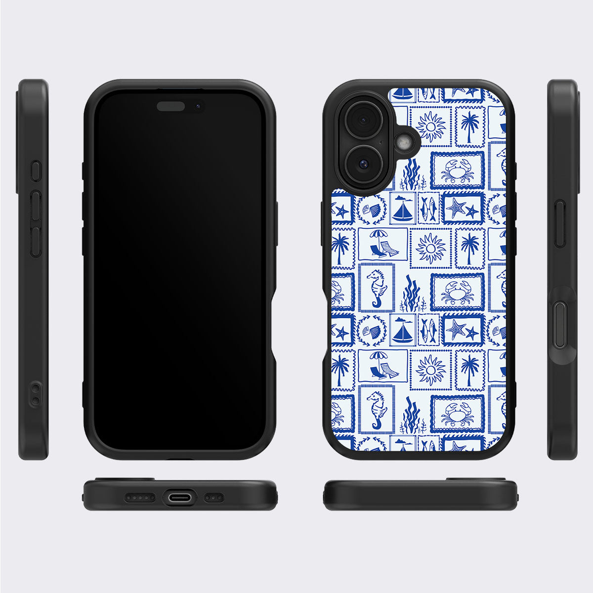 Seaside Sketches - iPhone 16 Case