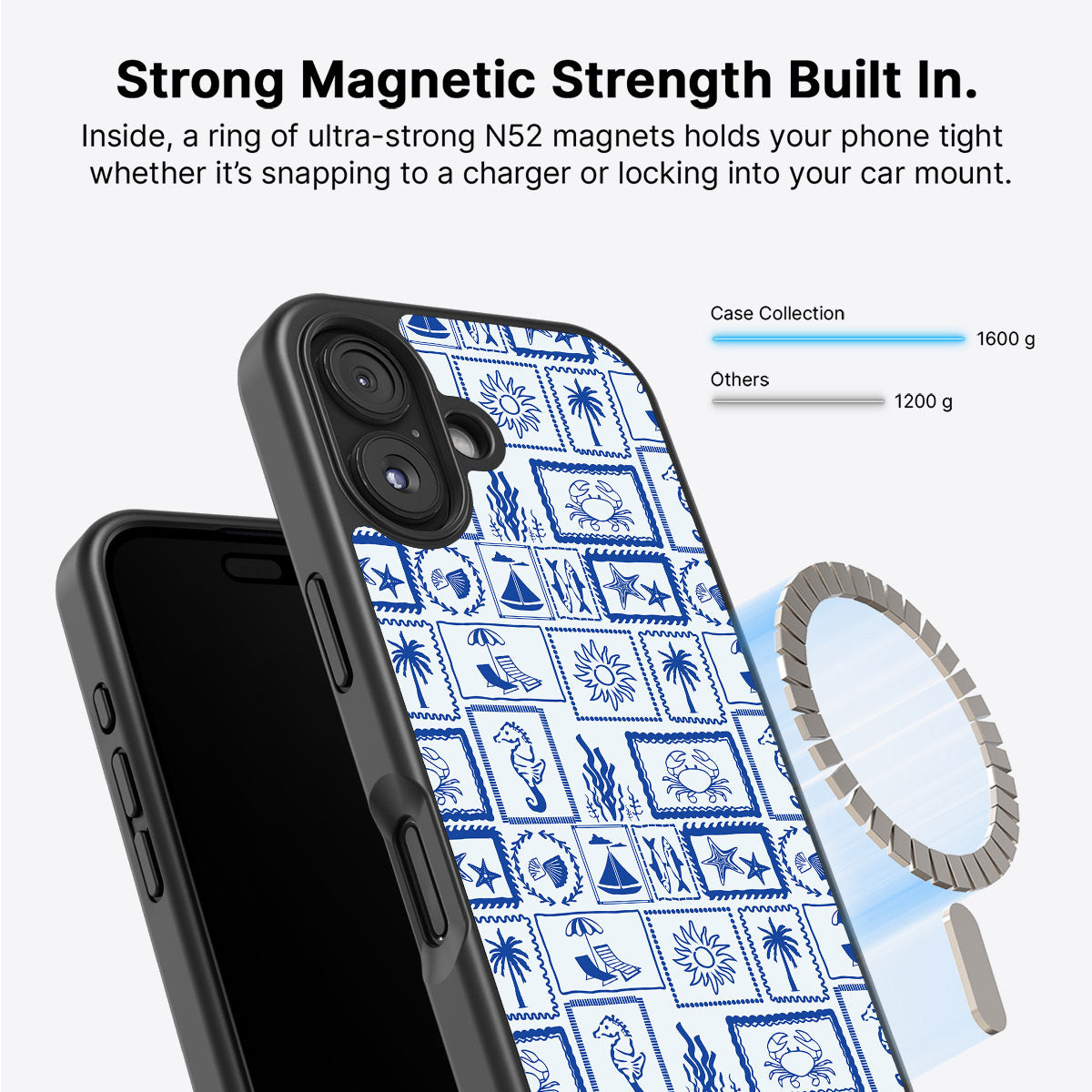 Seaside Sketches - iPhone 16 Case