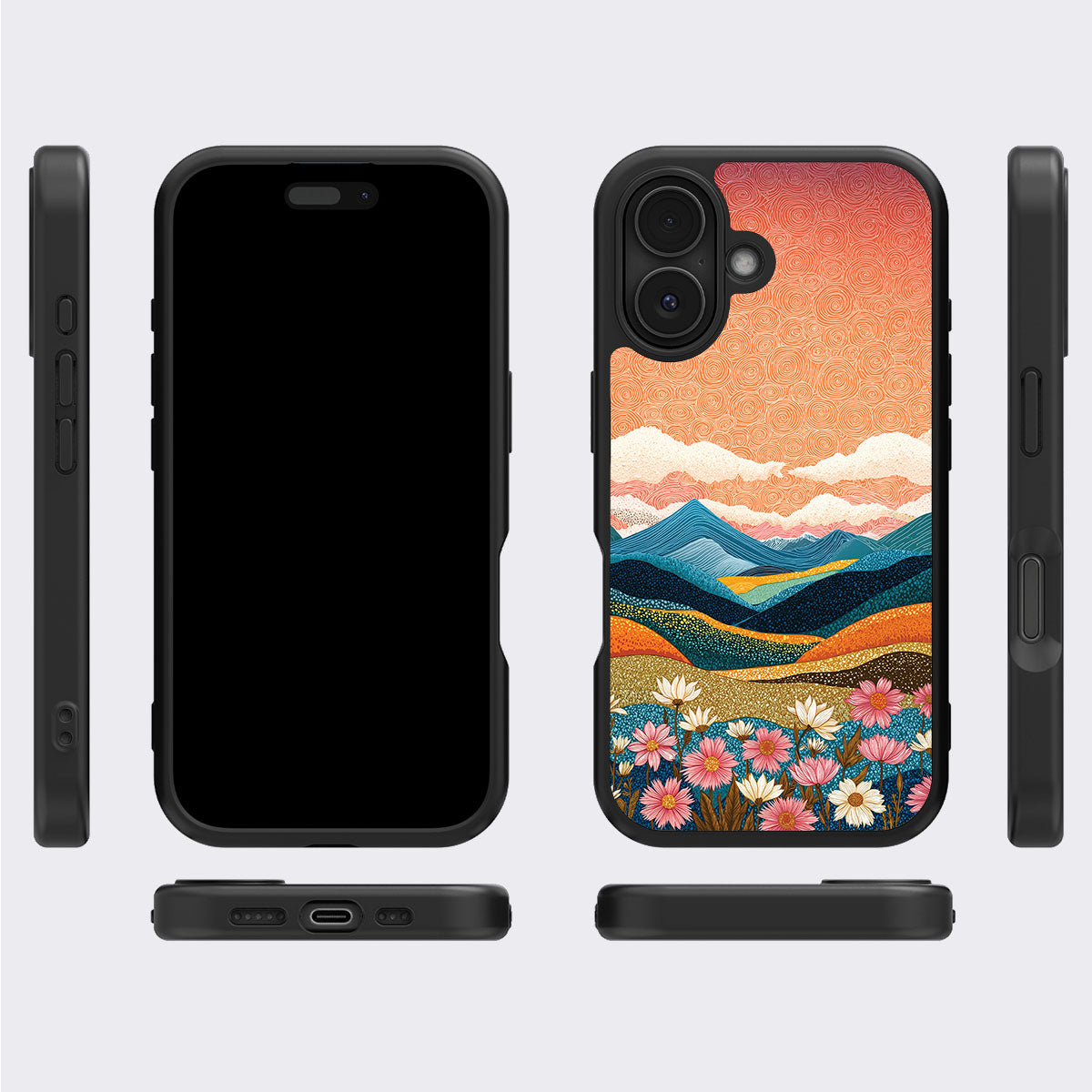 iPhone 16 Case with MagSafe – Soft Horizon