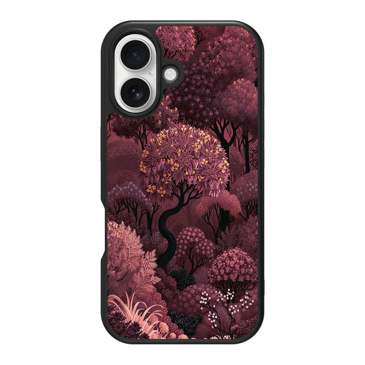 Velvet Reverie design back view – iPhone 16 case