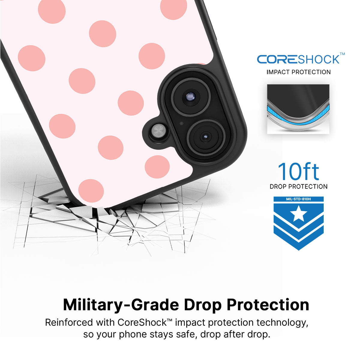 Blush Pearl - iPhone 16 Plus Case #case type_core (magsafe), #case type_core (non magsafe)