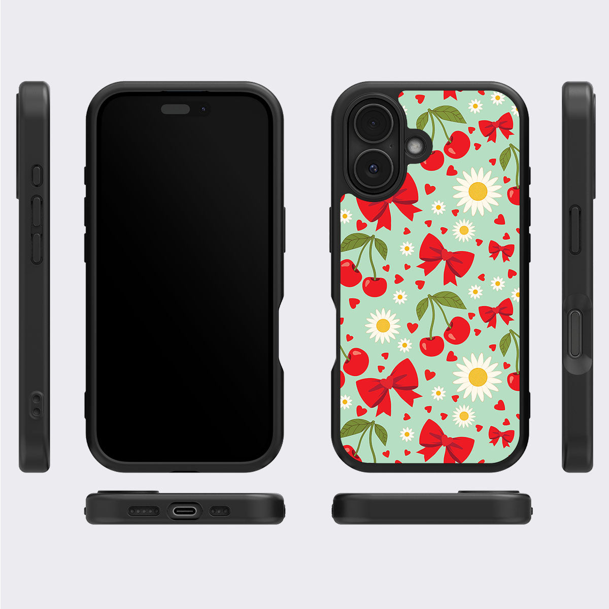 Blushing Bows - iPhone 16 Plus Case