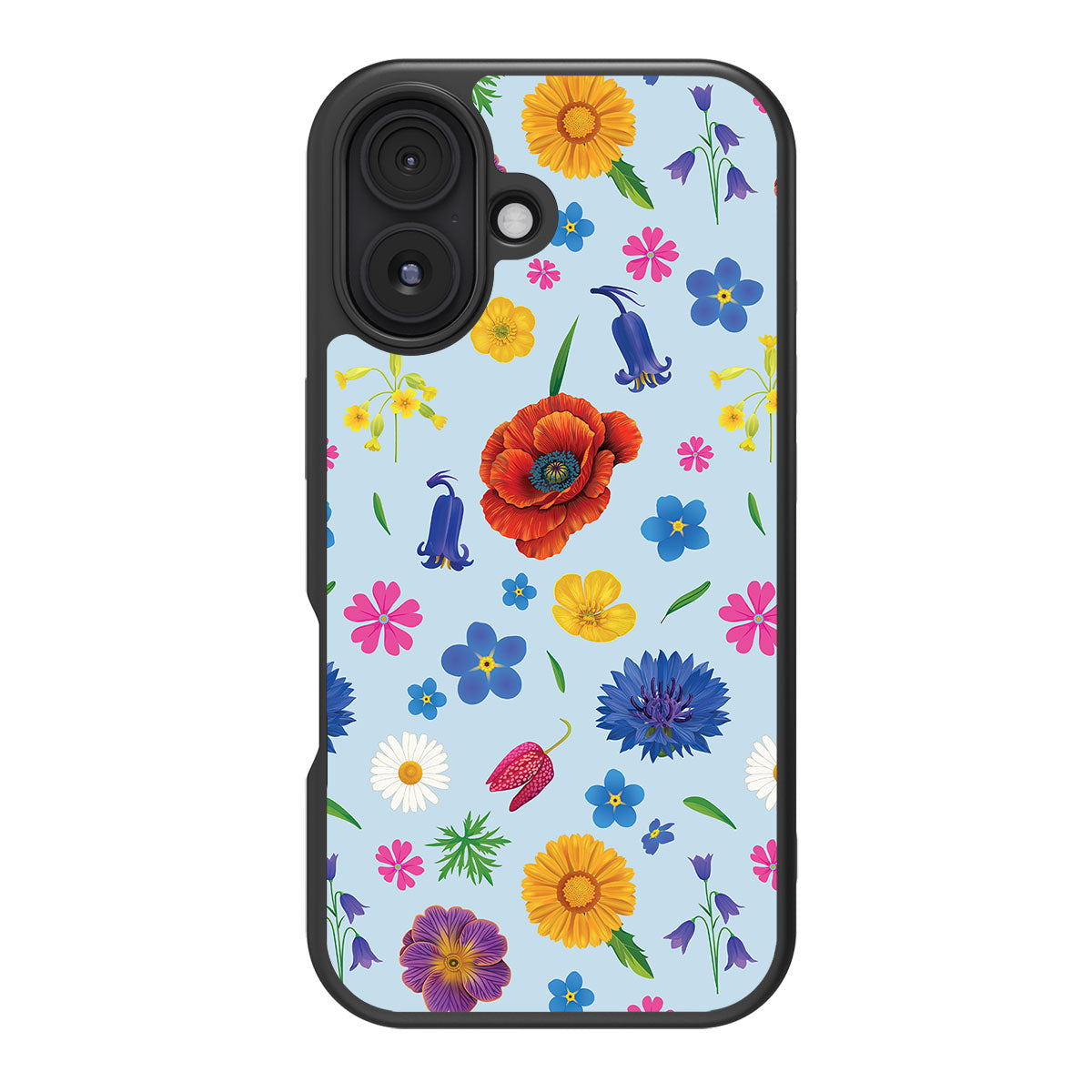 British Wildflowers - iPhone 16 Plus Case #case type_core (magsafe), #case type_core (non magsafe)