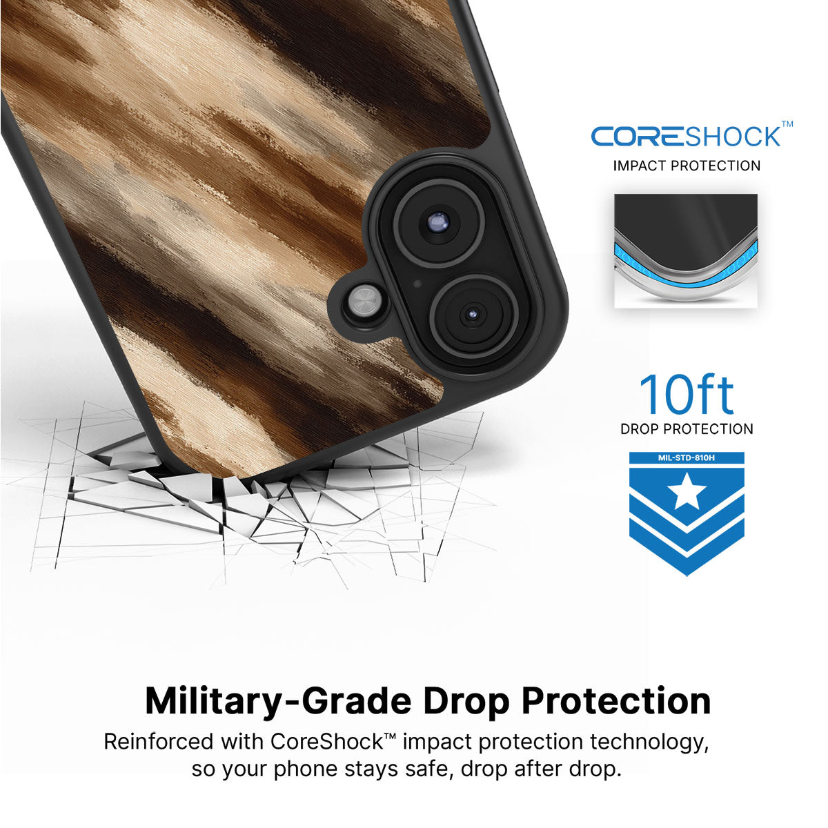 Bronze Terra - iPhone 16 Plus Case  #case type_core (magsafe), #case type_core (non magsafe)