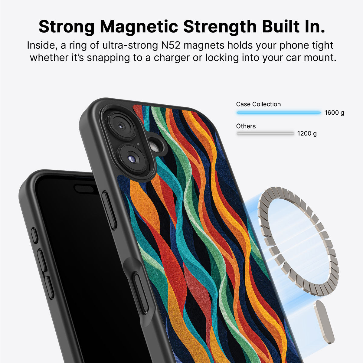 iPhone 16 Plus Case with MagSafe – Coastal Waves