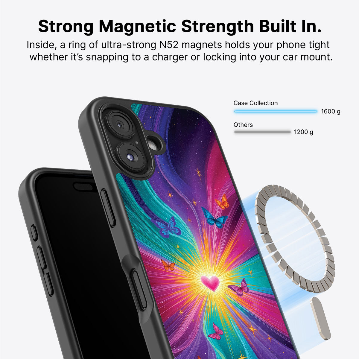 iPhone 16 Plus Case with MagSafe – Cosmic Aura