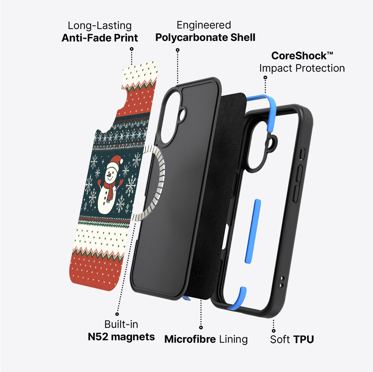 Cozy Christmas - iPhone 16 Plus Case #case type_core (magsafe)