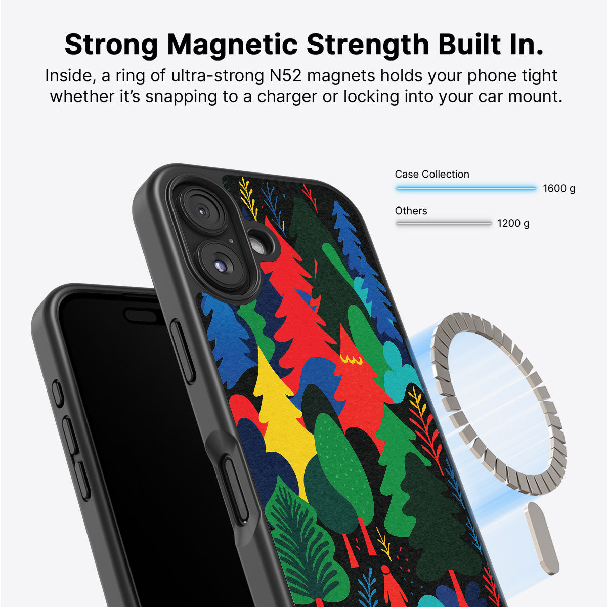 Forest Festivities - iPhone 16 Plus Case #case type_core (magsafe)