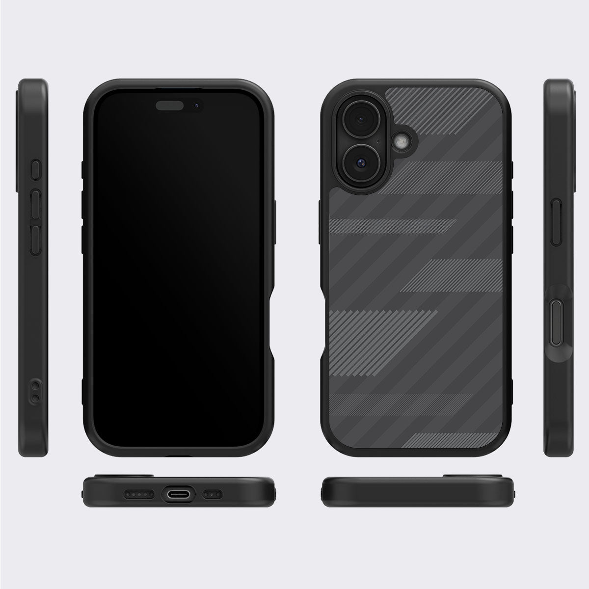 Gray Twill Play - iPhone 16 Plus Case