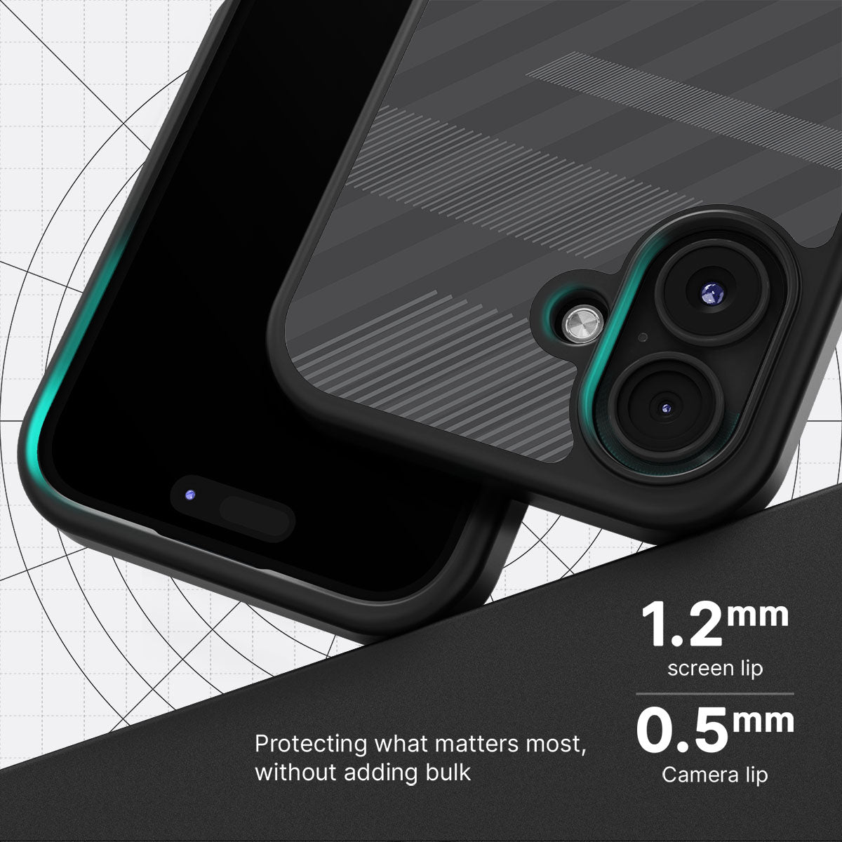 Gray Twill Play - iPhone 16 Plus Case