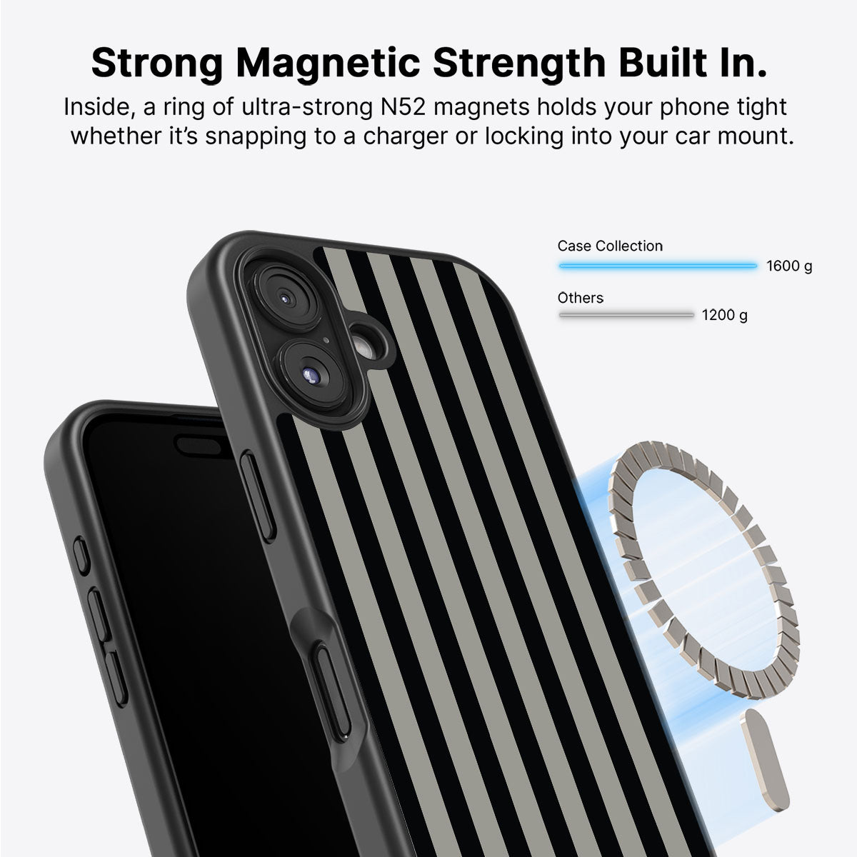 Gray Zone - iPhone 16 Plus Case #case type_core (magsafe)