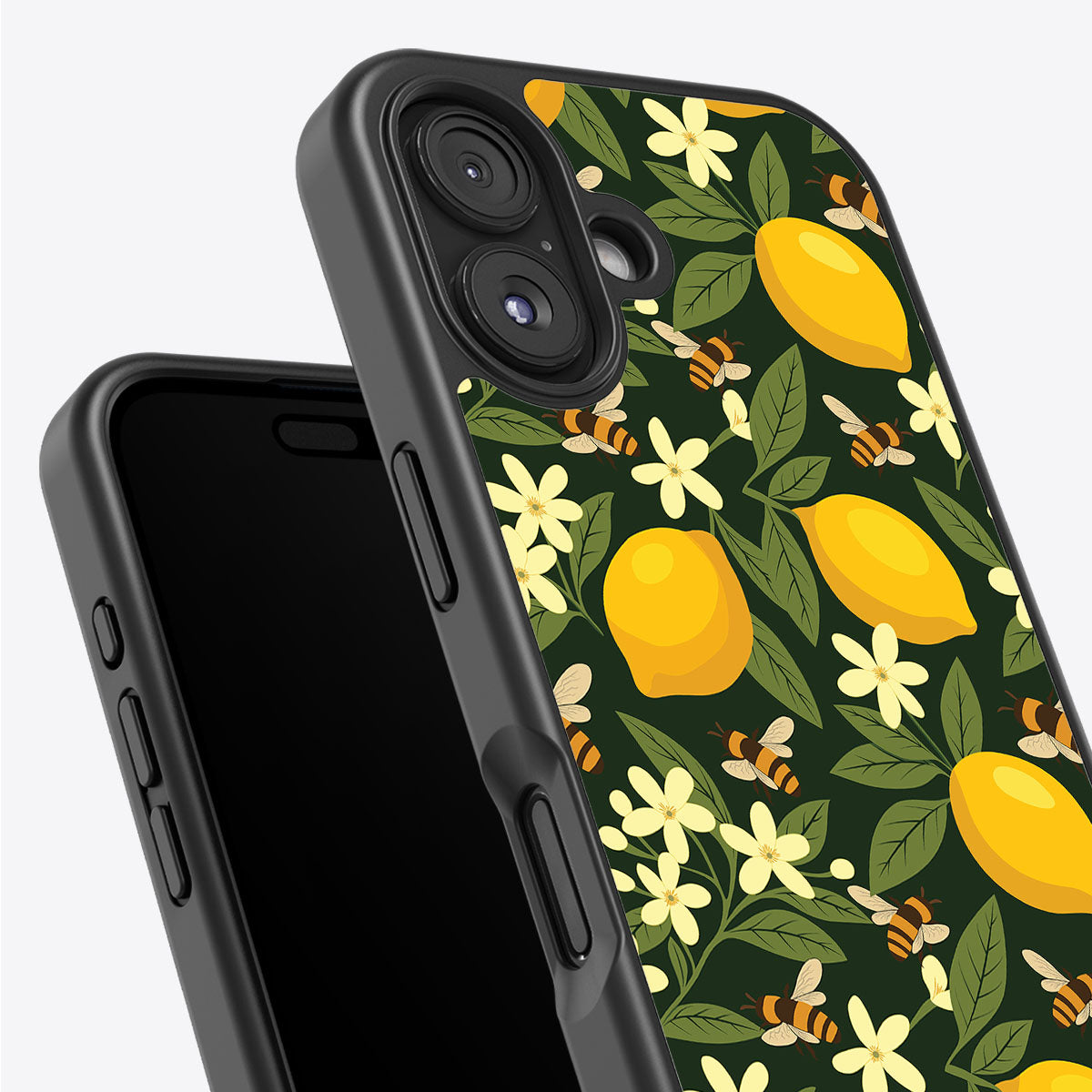 Lemon and Bees - iPhone 16 Plus Case 5 #case type_core (non magsafe)