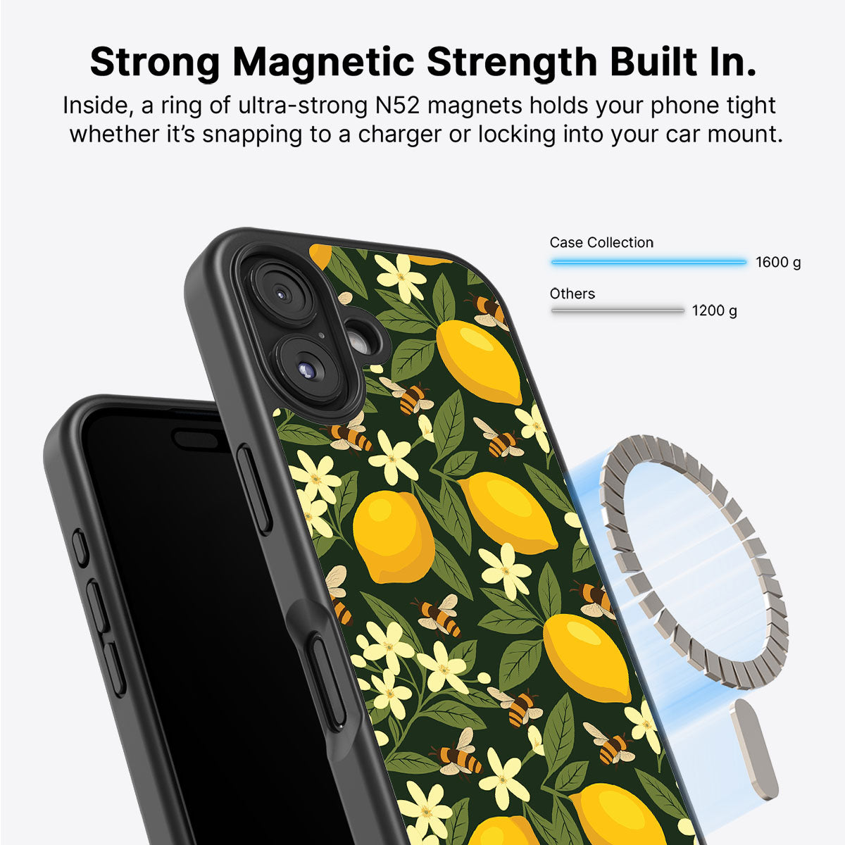 Lemon and Bees - iPhone 16 Plus Case 6 #case type_core (magsafe)