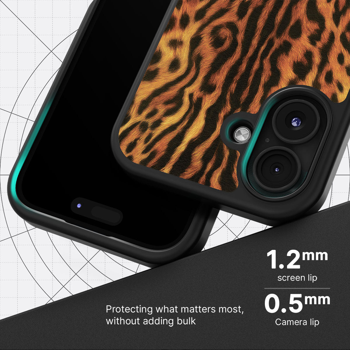 Leopard Trail - iPhone 16 Plus Case  #case type_core (magsafe), #case type_core (non magsafe)