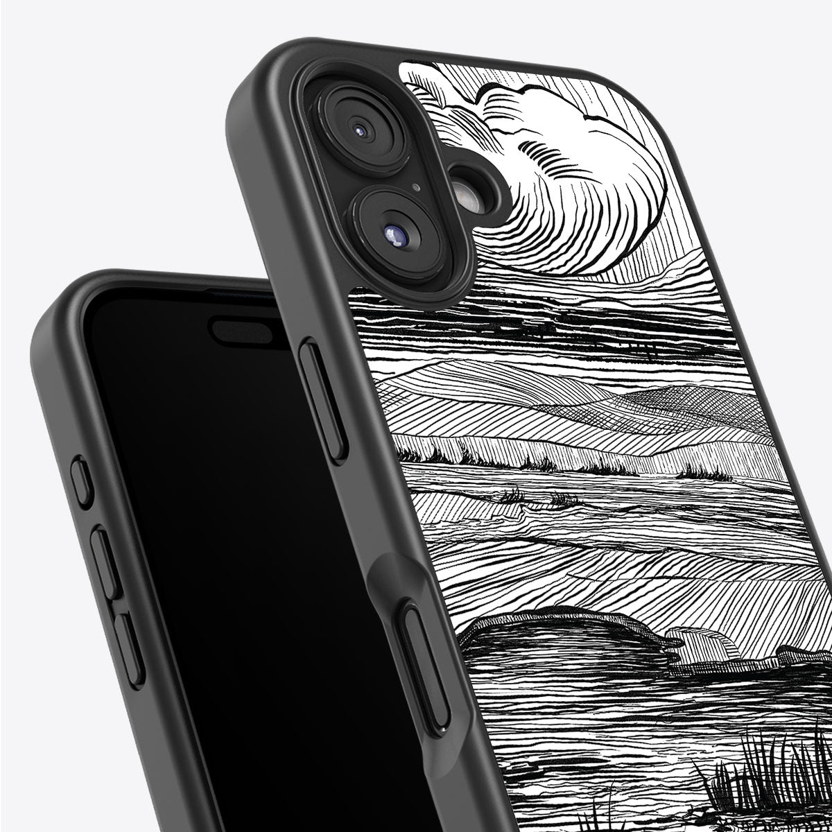 Linear Landscape - iPhone 16 Plus Case