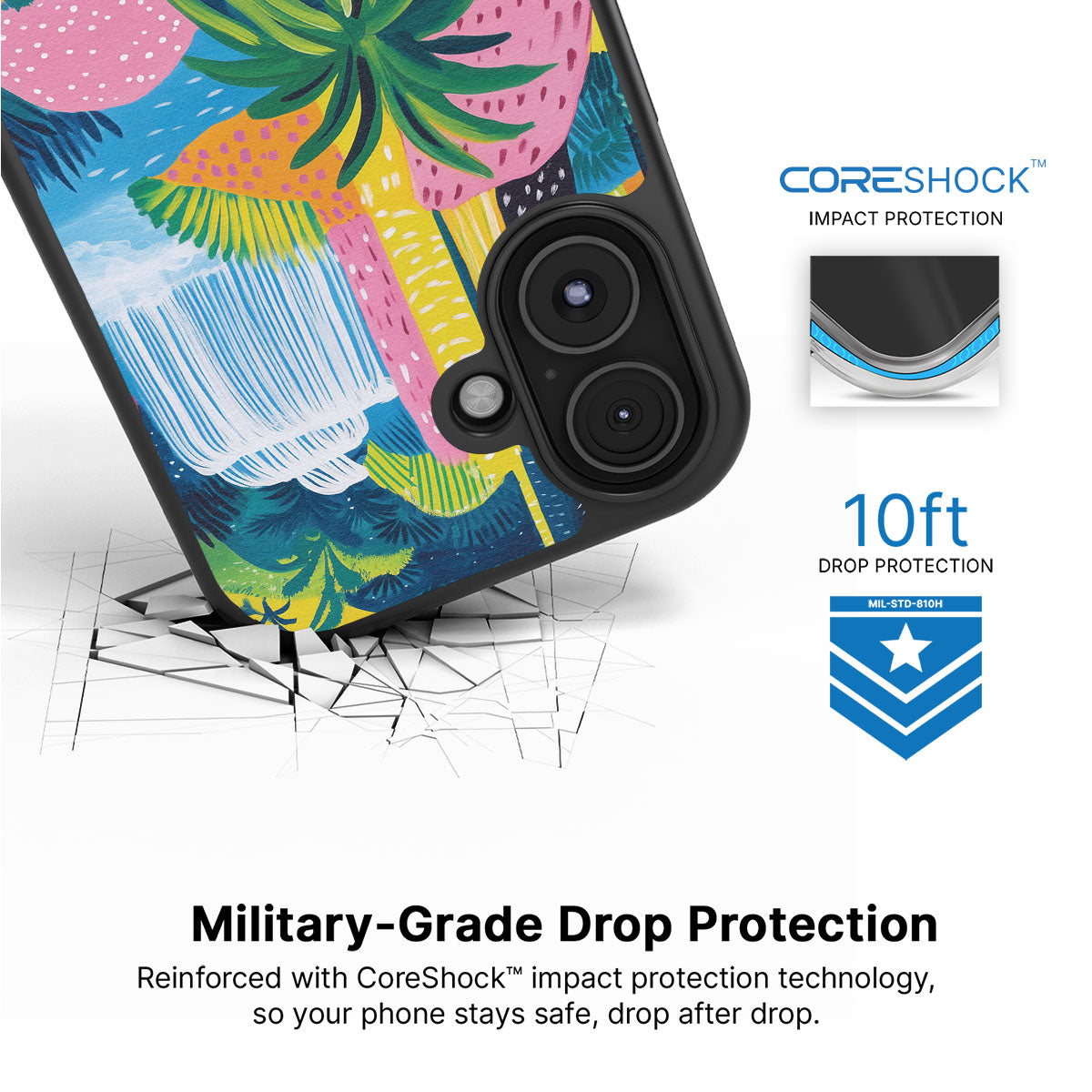 Lively Amazon iPhone 16 Plus case with drop protection