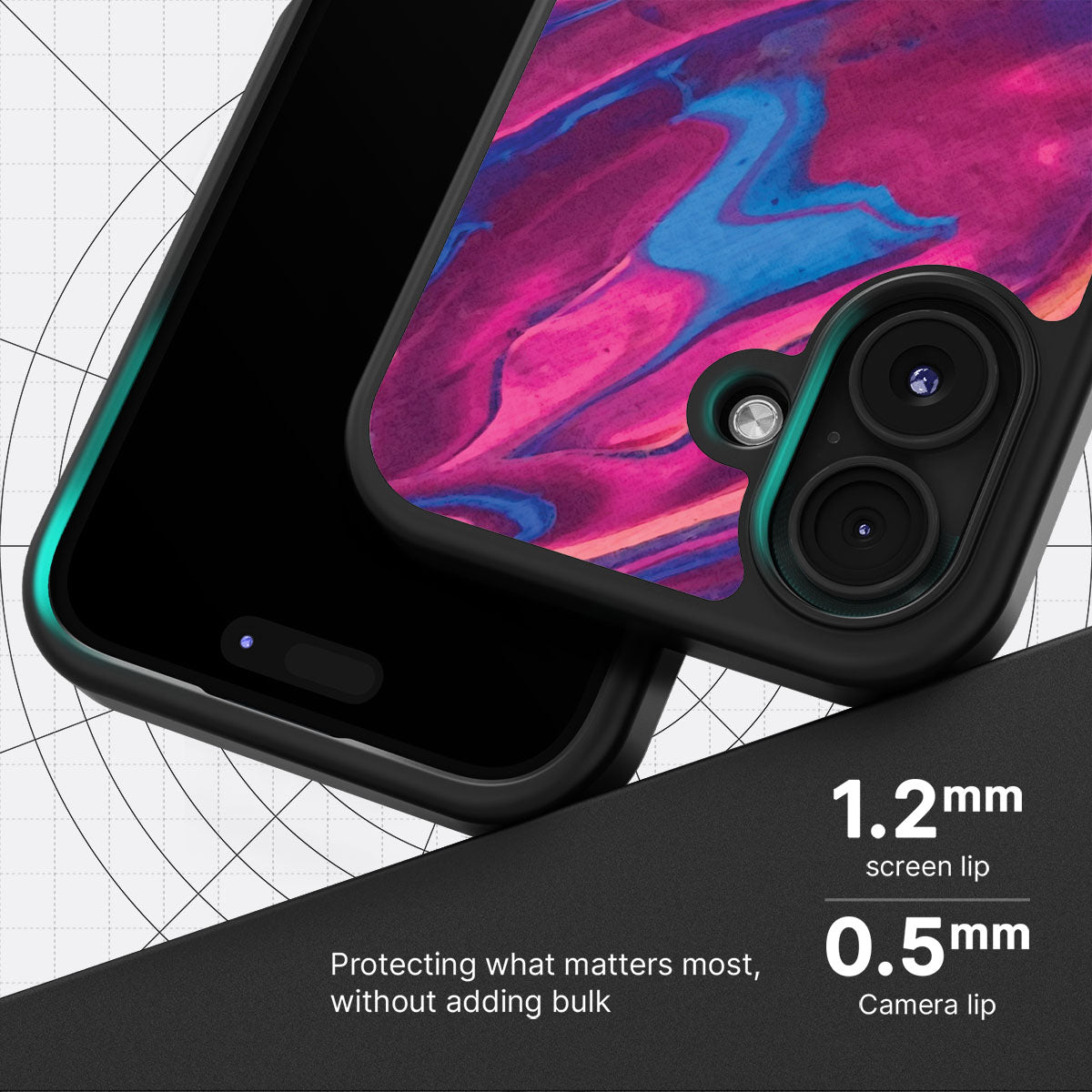 Luminous Lava - iPhone 16 Plus Case, #case type_core (magsafe), #case type_core (non magsafe)