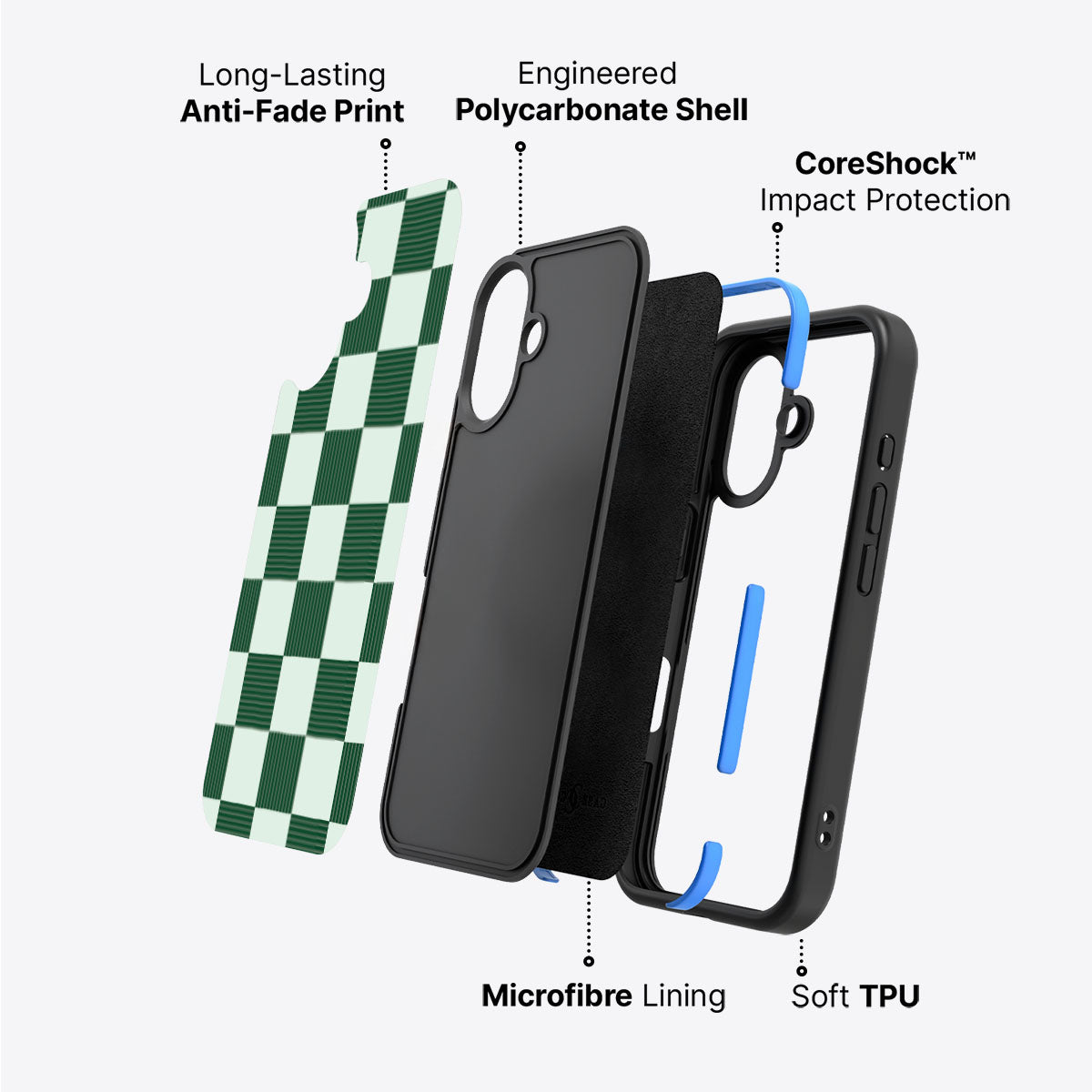 Luxe Emerald - iPhone 16 Plus Case #case type_core (non magsafe)