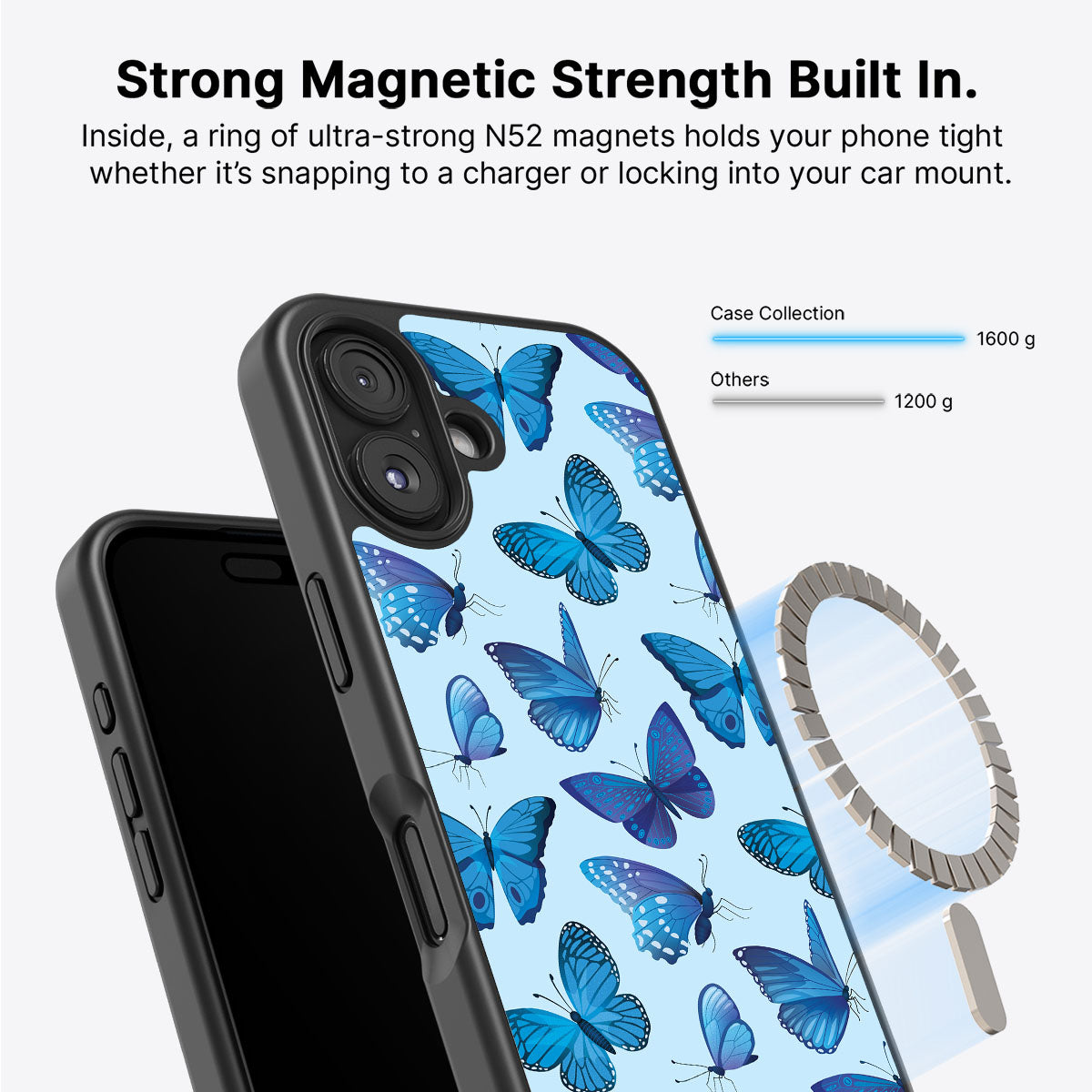 Magic Butterflies - iPhone 16 Plus Case