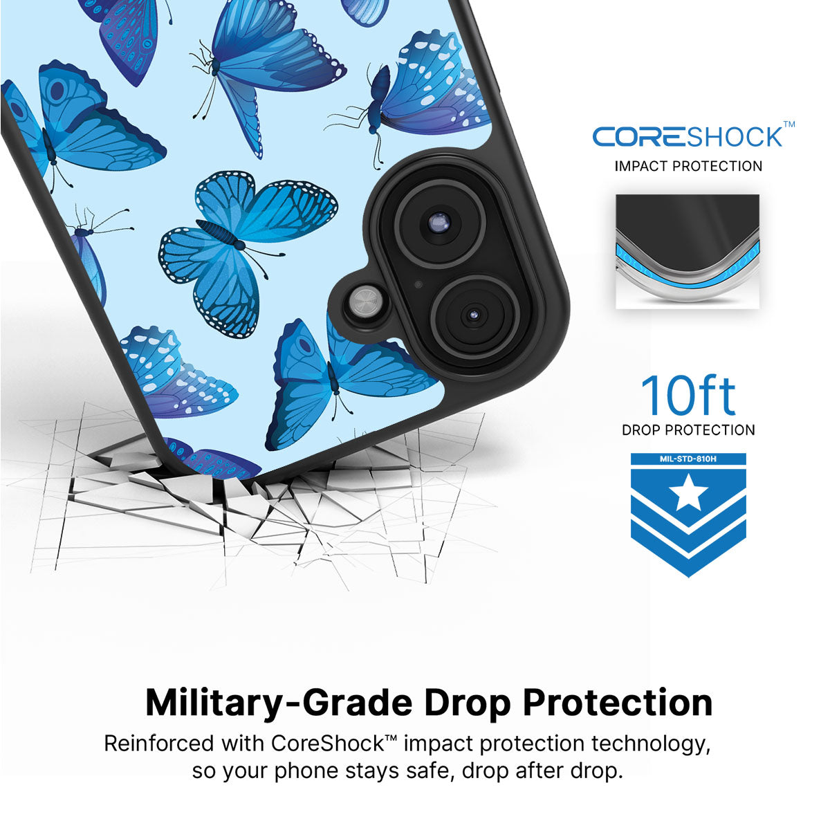 Magic Butterflies - iPhone 16 Plus Case