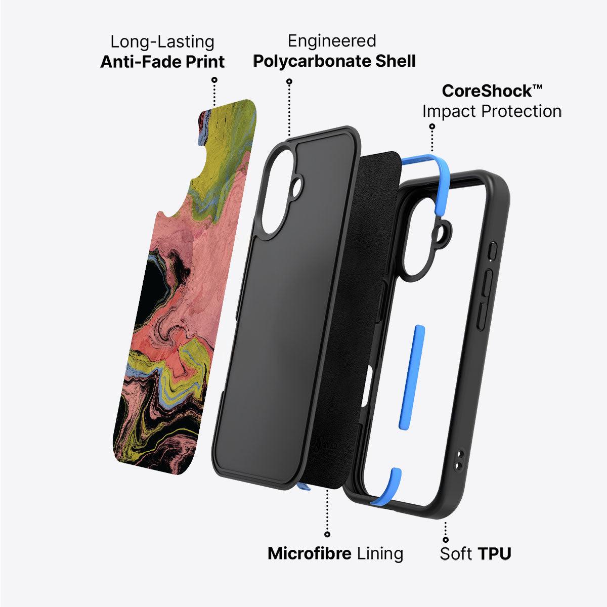 Melting Icecream - iPhone 16 Plus Case, #case type_core (non magsafe)