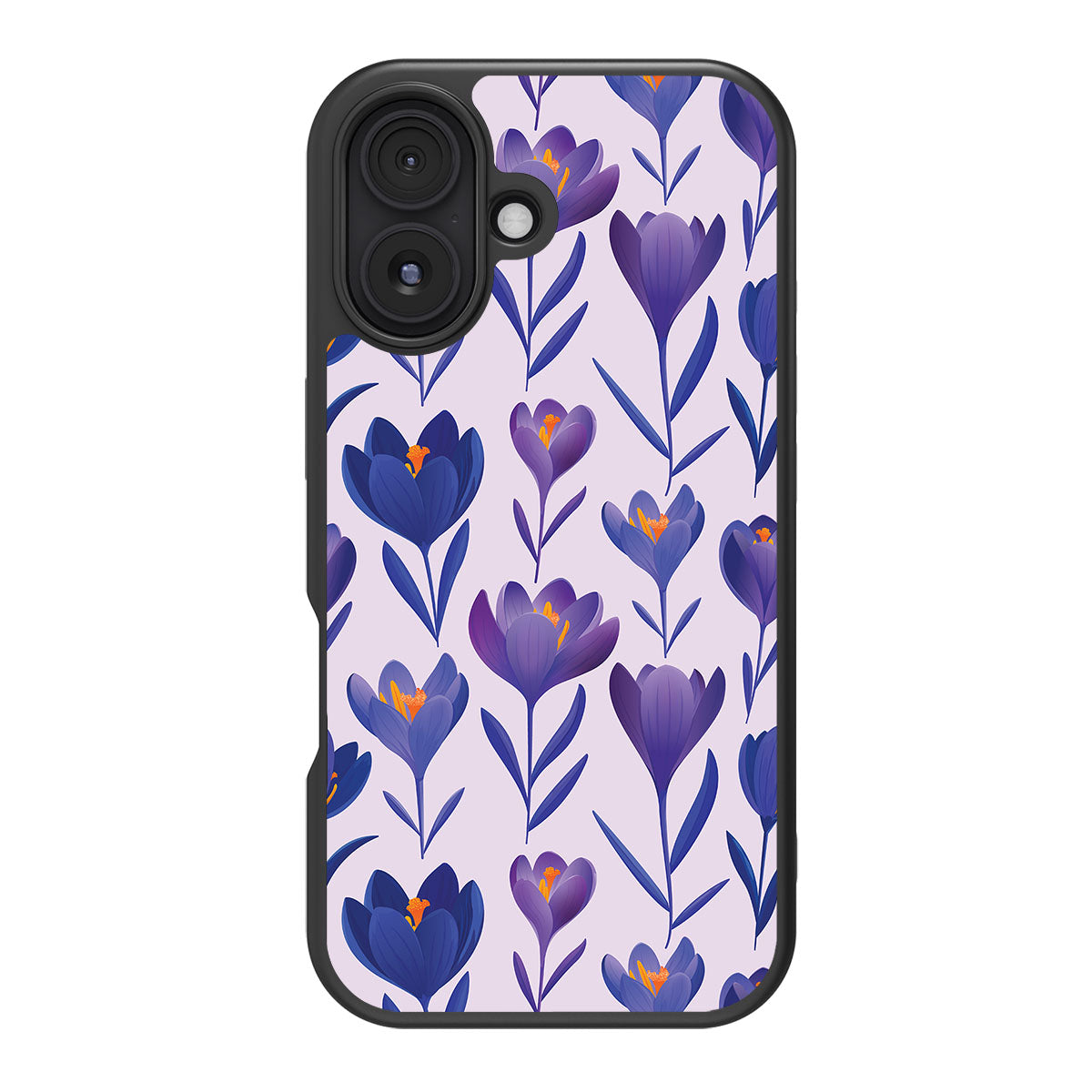 Midnight Crocus - iPhone 16 Plus Case #case type_core (magsafe), #case type_core (non magsafe)