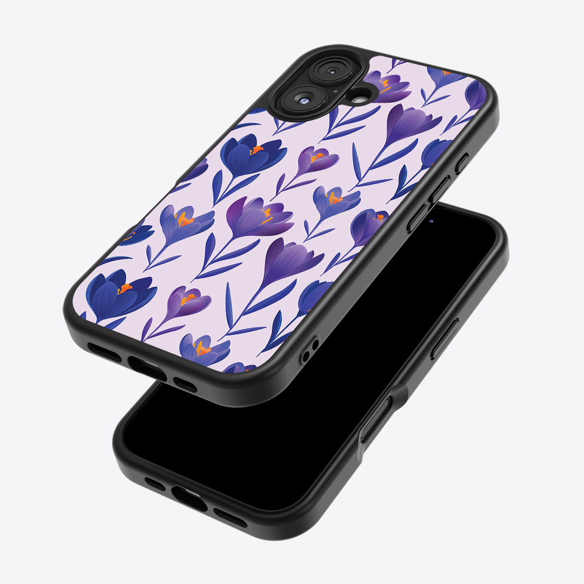 Midnight Crocus - iPhone 16 Plus Case #case type_core (magsafe), #case type_core (non magsafe)