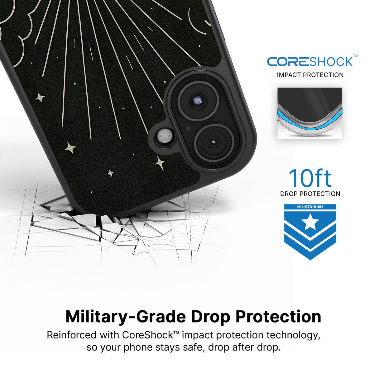 Moon Energy - iPhone 16 Plus Case #case type_core (magsafe), #case type_core (non magsafe)