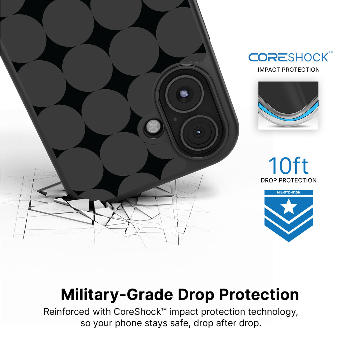 Night Eclipse - iPhone 16 Plus Case #case type_core (magsafe), #case type_core (non magsafe)