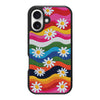 Rainbow Daisy - iPhone 16 Plus Case