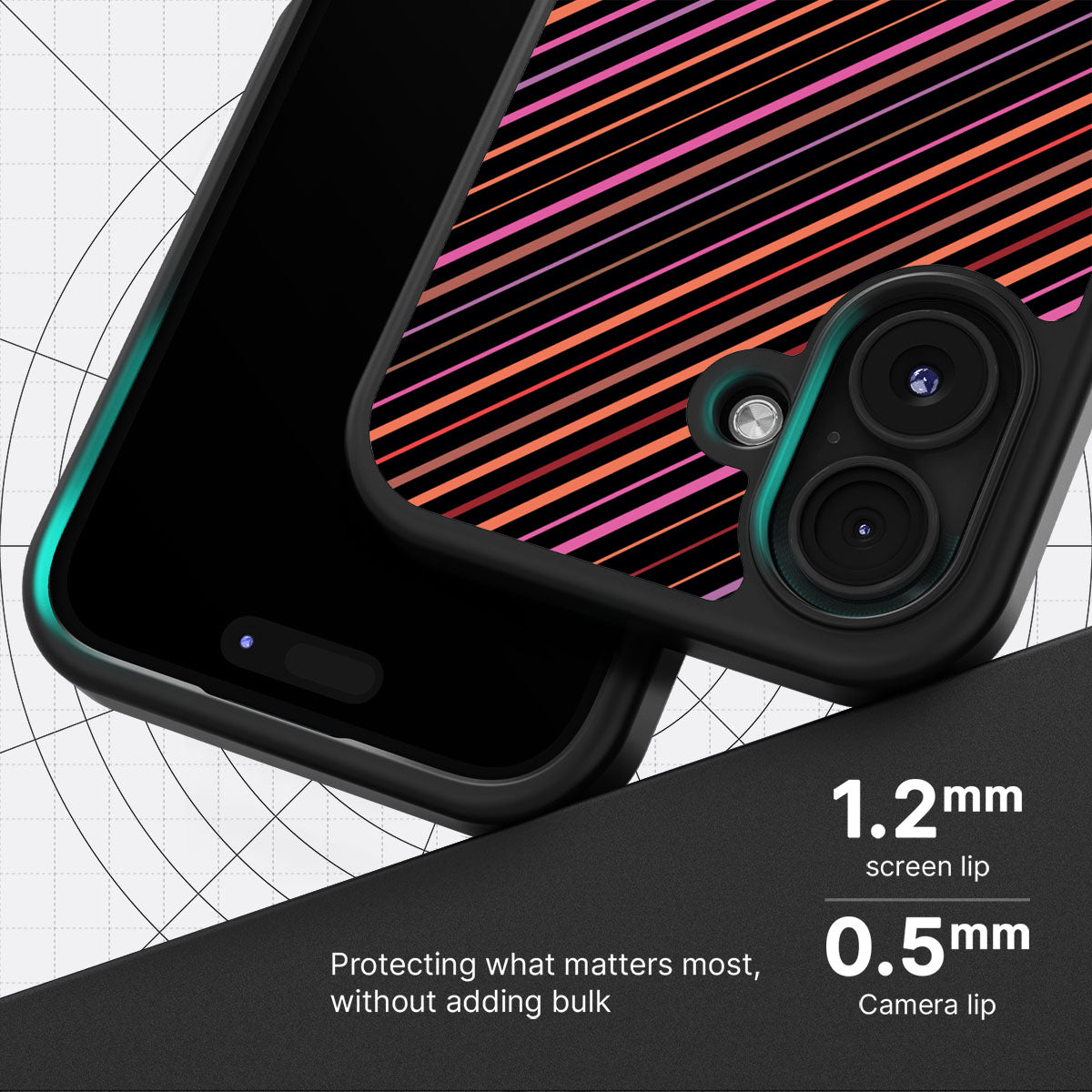 Rave Code - iPhone 16 Plus Case #case type_core (magsafe), #case type_core (non magsafe)