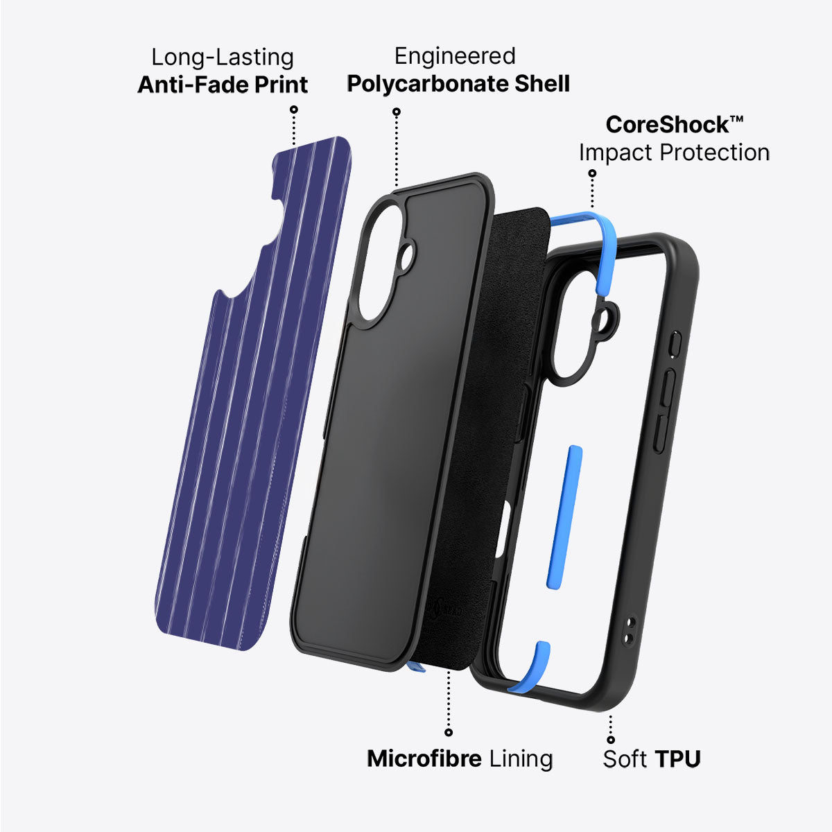 Raw Corporate - iPhone 16 Plus Case #case type_core (non magsafe)