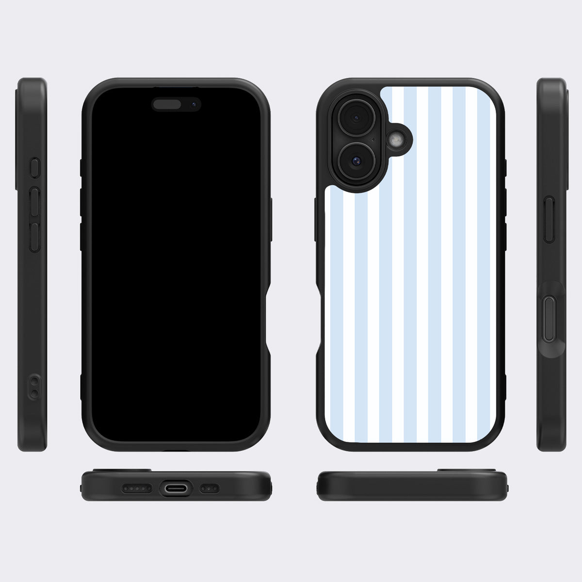 Riviera iPhone 16 Plus case cover – multi-angle view
