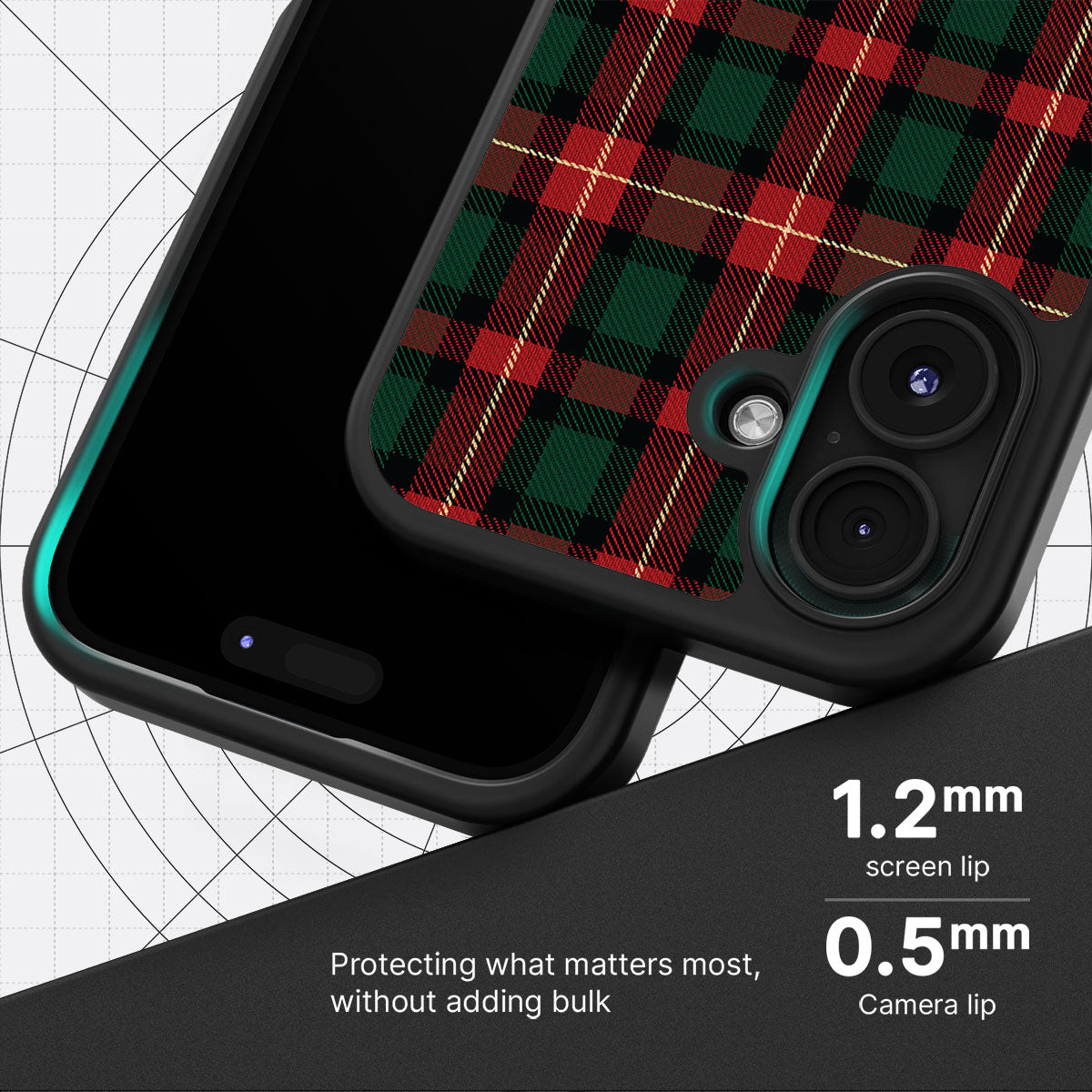 Royal Tartan - iPhone 16 Plus Case #case type_core (magsafe), #case type_core (non magsafe)