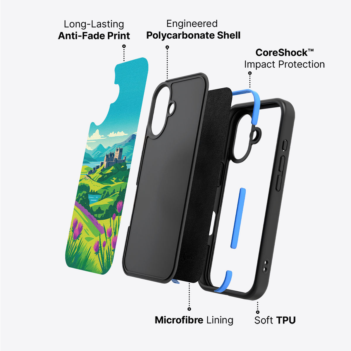 Scotland - iPhone 16 Plus Case #case type_core (non magsafe)