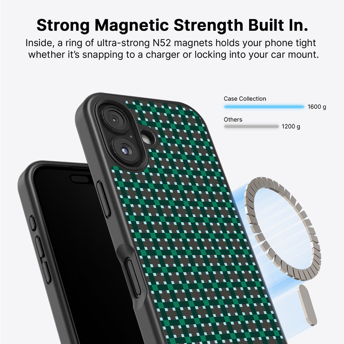 Sea of Emeralds - iPhone 16 Plus Case #case type_core (magsafe)