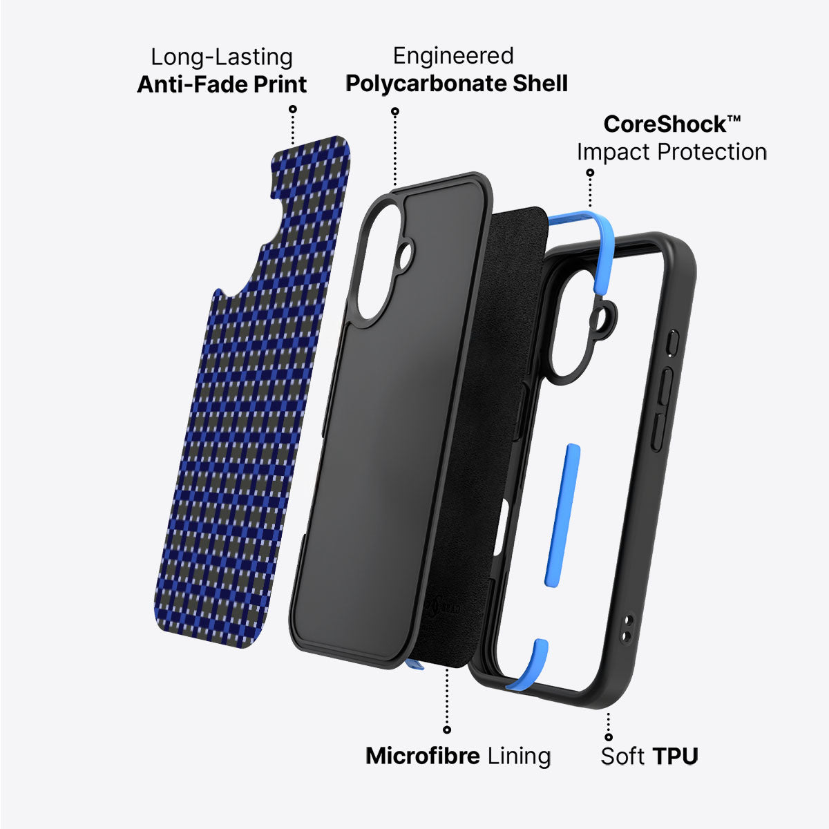 Sea of Pearls - iPhone 16 Plus Case #case type_core (non magsafe)