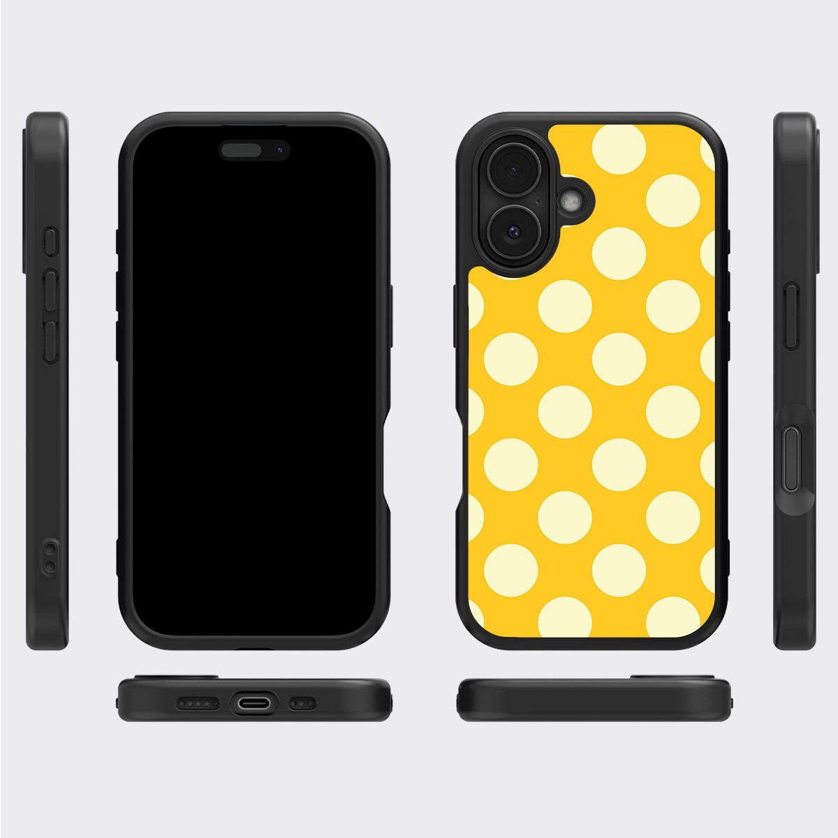 Sunny Dots - iPhone 16 Plus Case #case type_core (magsafe), #case type_core (non magsafe)