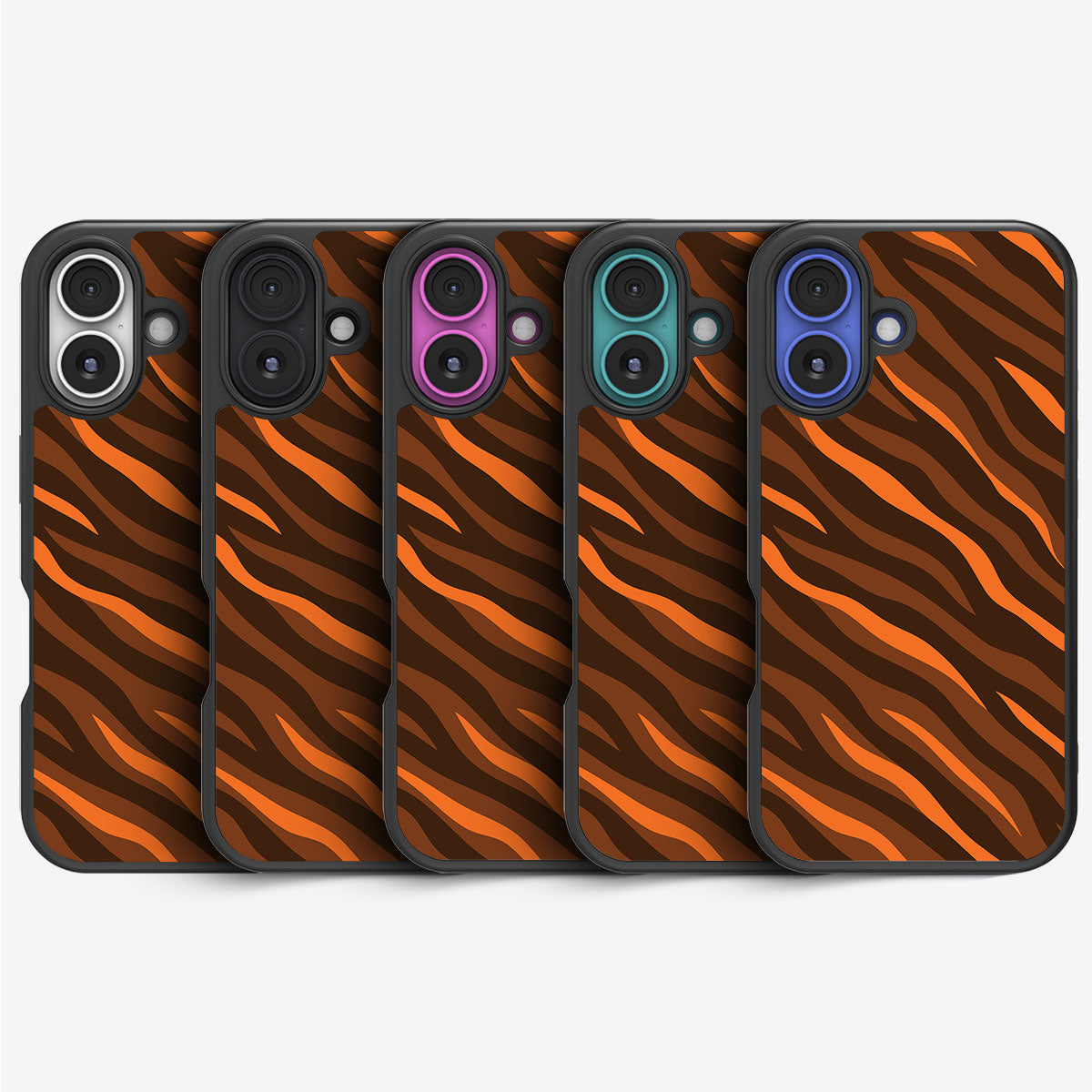Tiger Trace - iPhone 16 Plus Case #case type_core (magsafe), #case type_core (non magsafe)