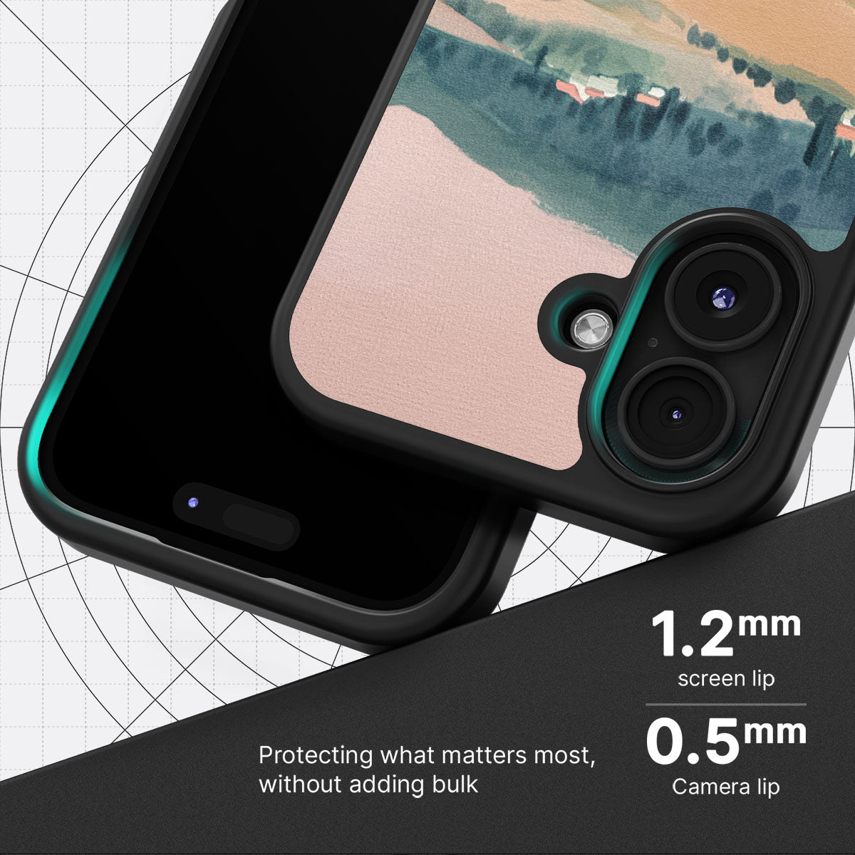 Tuscan Holiday - iPhone 16 Plus Case #case type_core (magsafe), #case type_core (non magsafe)