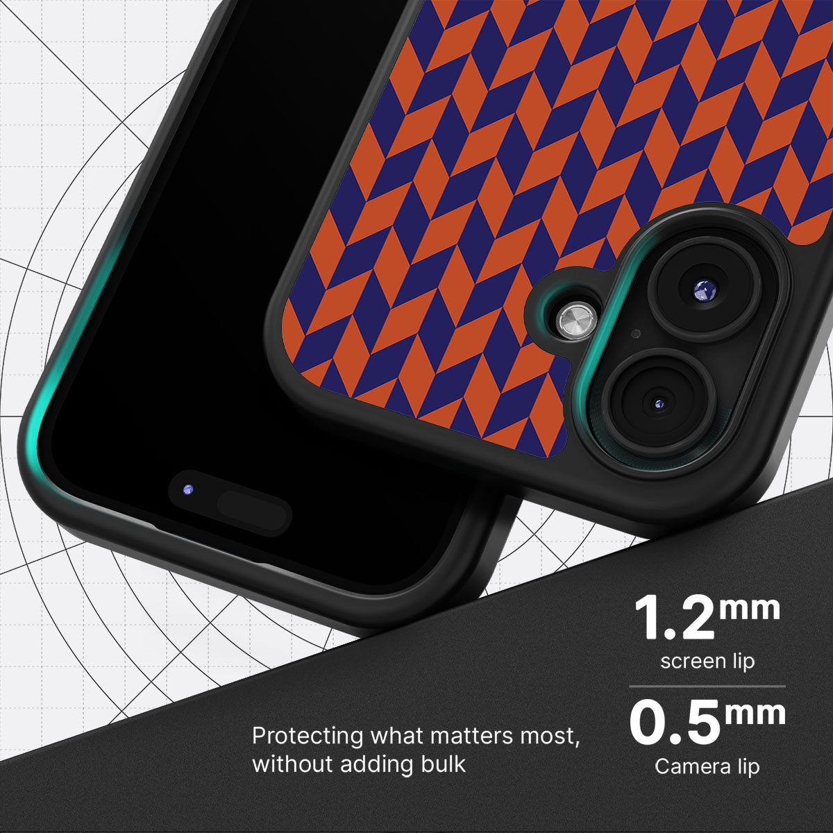 Twilight Chevron - iPhone 16 Plus Case #case type_core (magsafe), #case type_core (non magsafe)