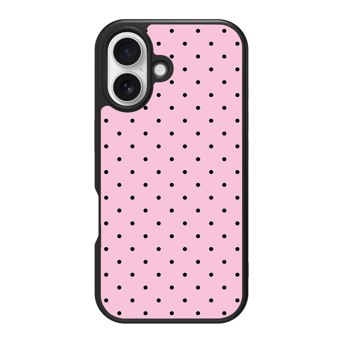 Pink Polka Dot iPhone 16 Plus Case – Veloria | MagSafe