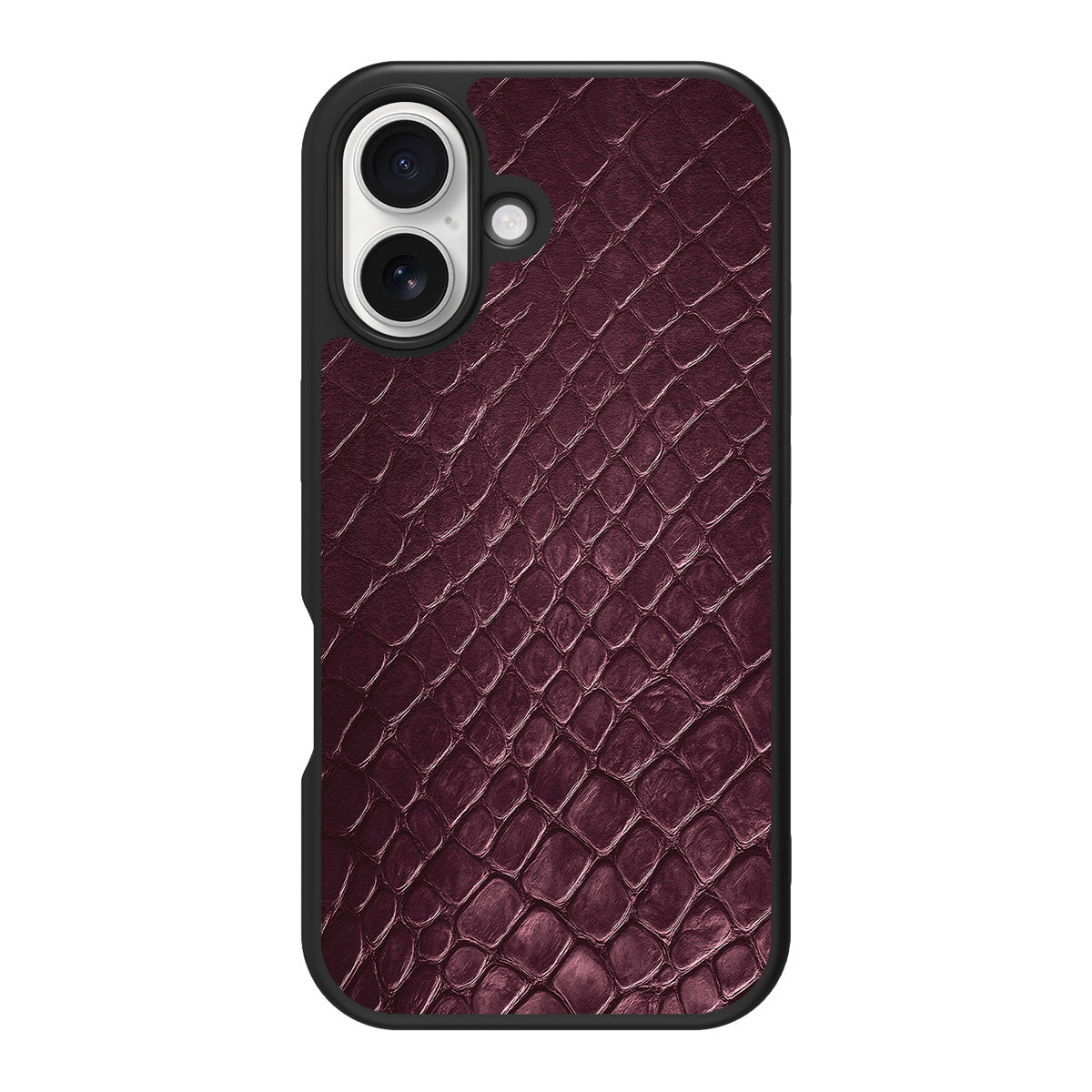 Wine Python design back view – iPhone 16 Plus case