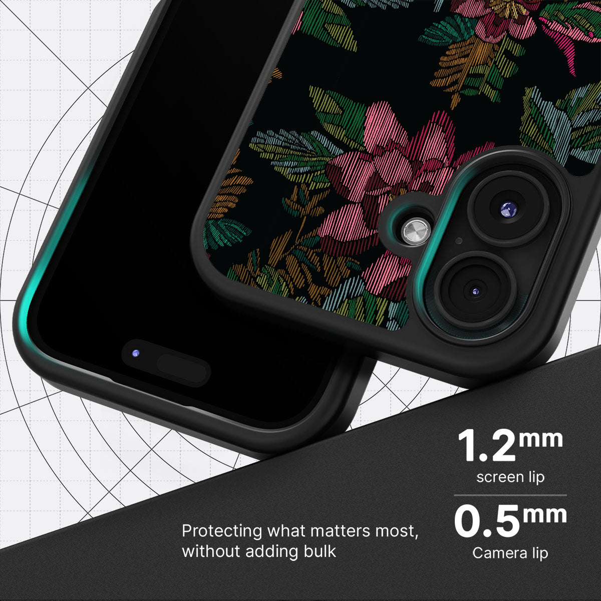Woven Blooms - iPhone 16 Plus Case
