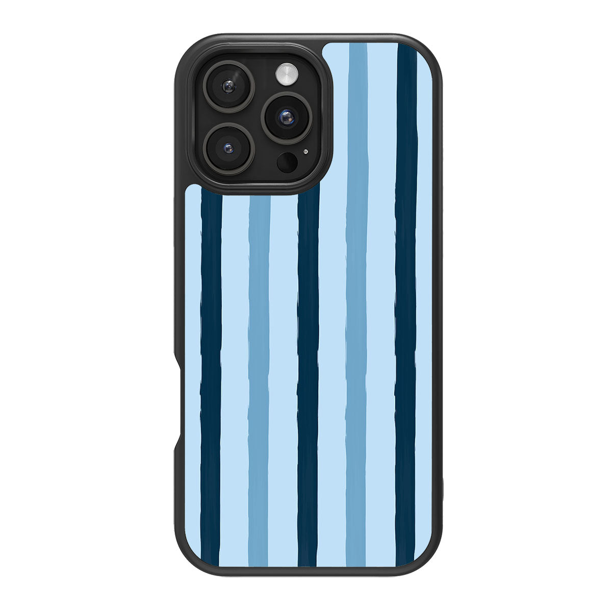 Blue Watercolor Stripes - iPhone 16 Pro Case #case type_core (magsafe), #case type_core (non magsafe)