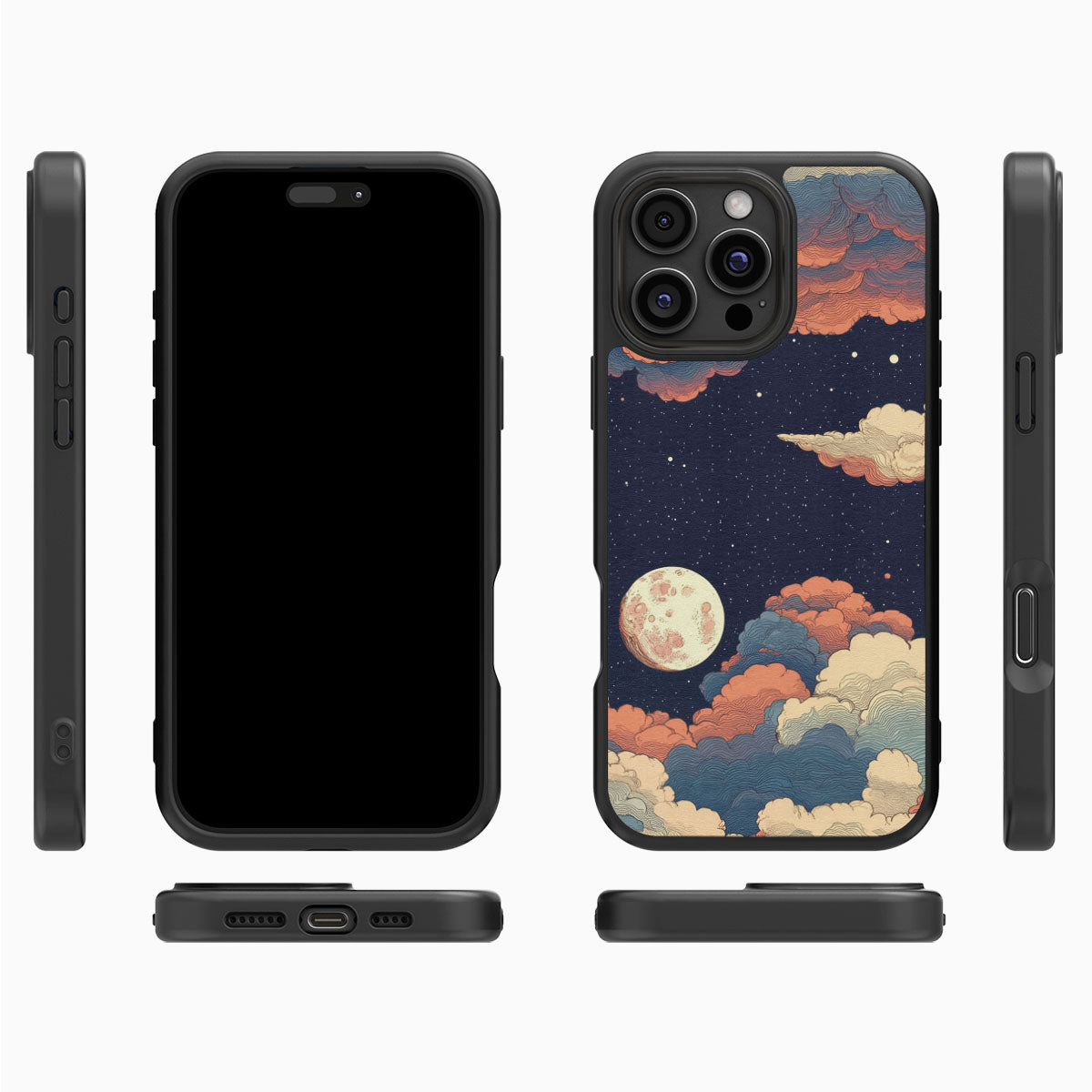 Blushed Moon - iPhone 16 Pro Case #case type_core (magsafe), #case type_core (non magsafe)